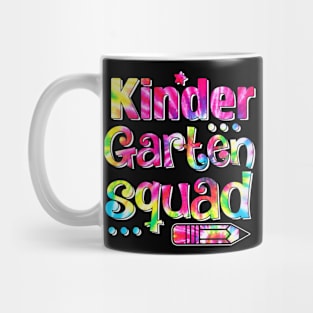 Tie Dye Kindergarten Squad Back To School Teachers Student Mug
